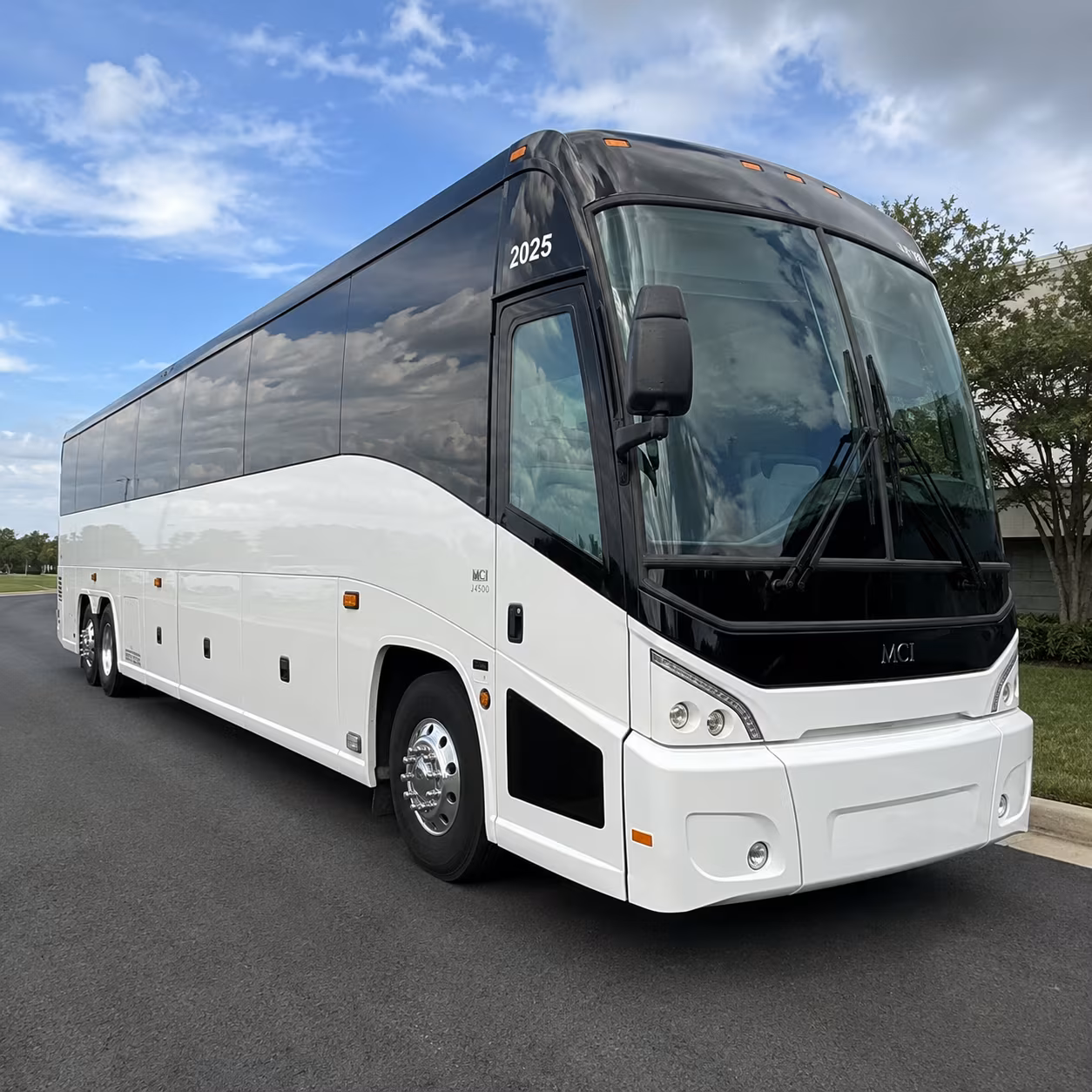 Irving Airport Shuttle & Transportation party bus exterior