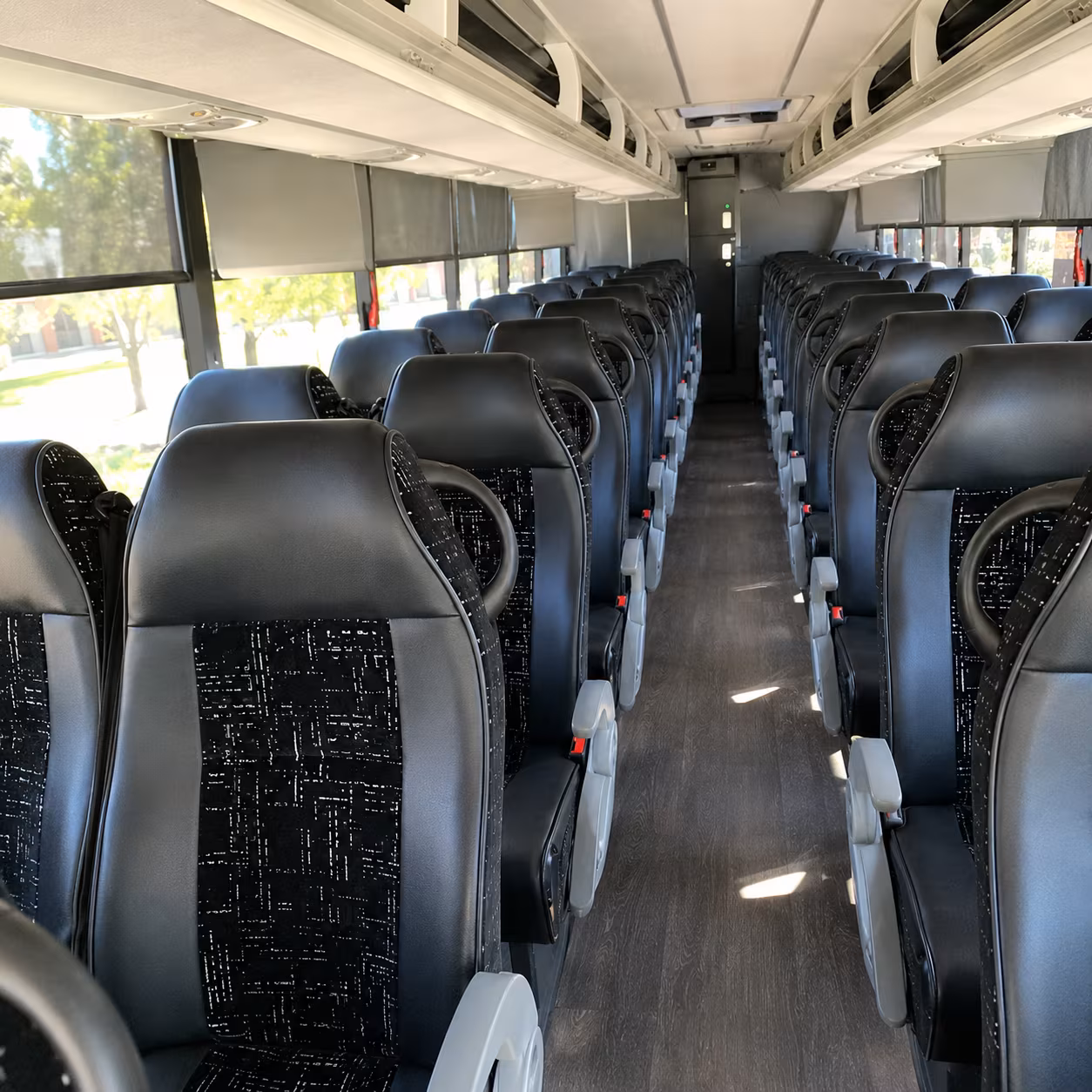 Irving Airport Shuttle & Transportation party bus exterior