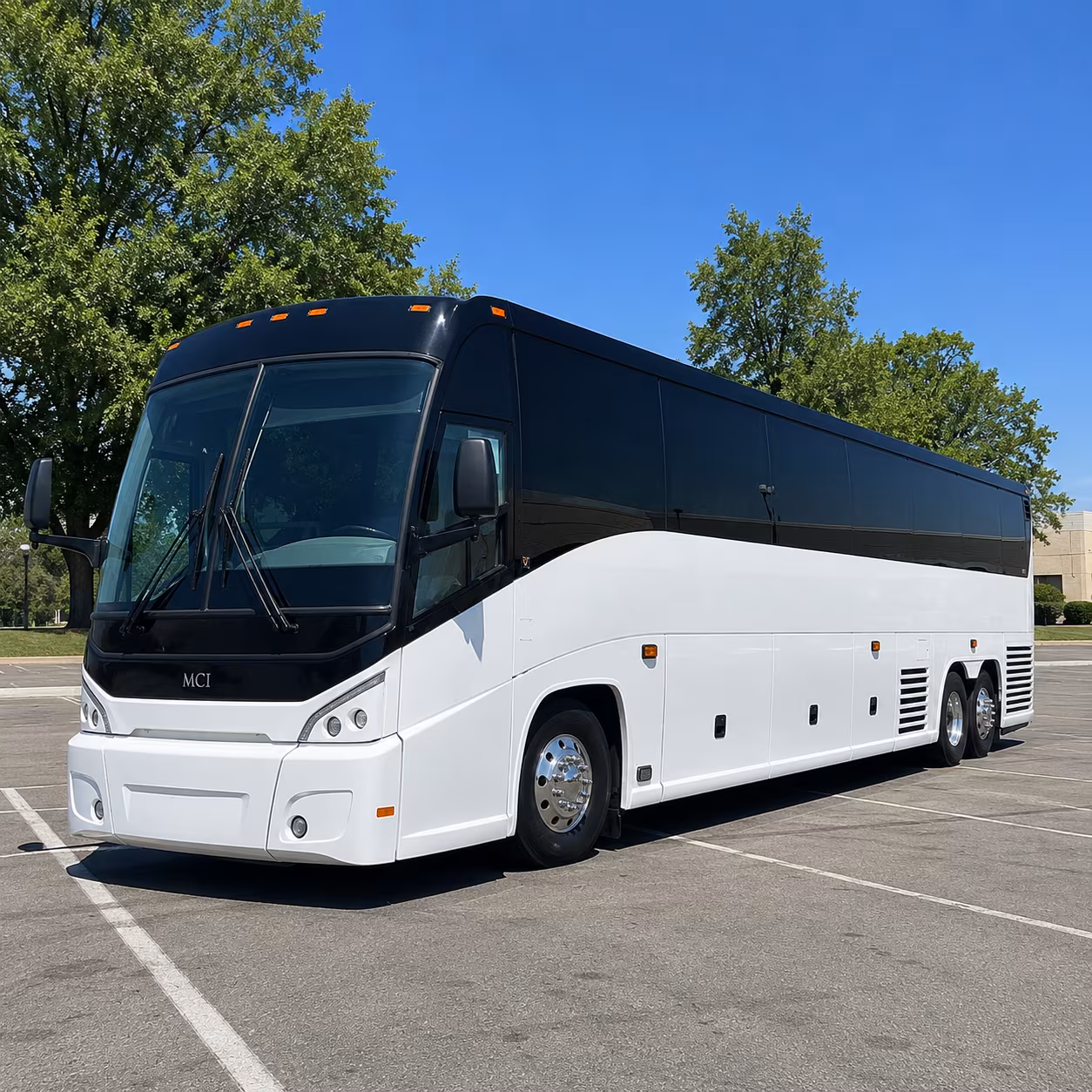 Irving Airport Shuttle & Transportation party bus exterior