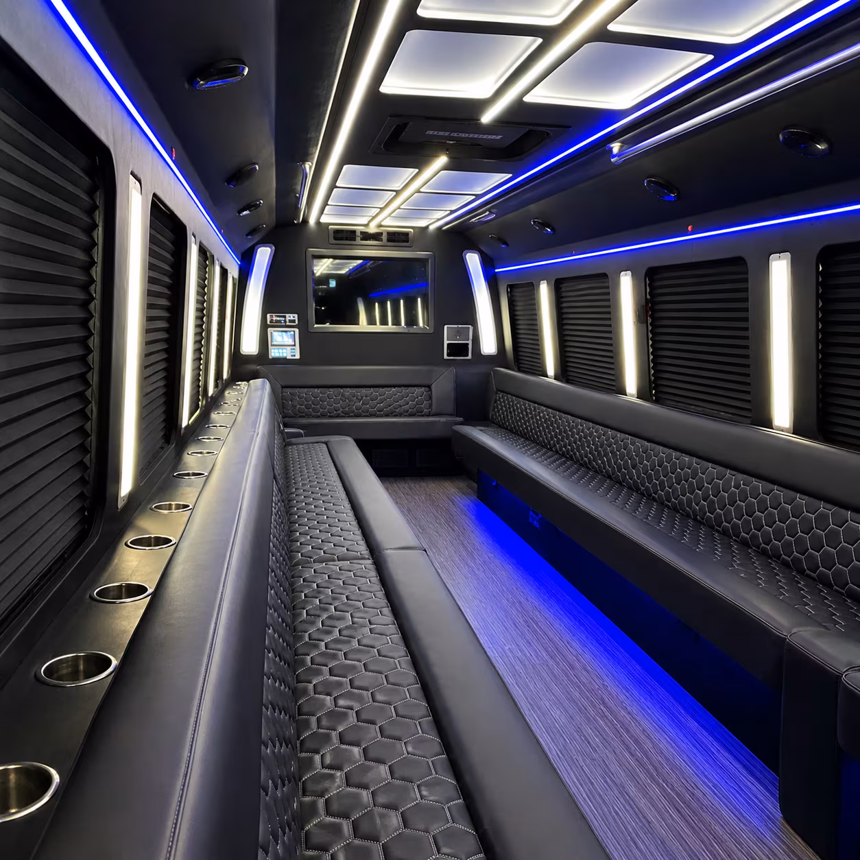 Irving Concert & Music Festival Transportation onboard seating