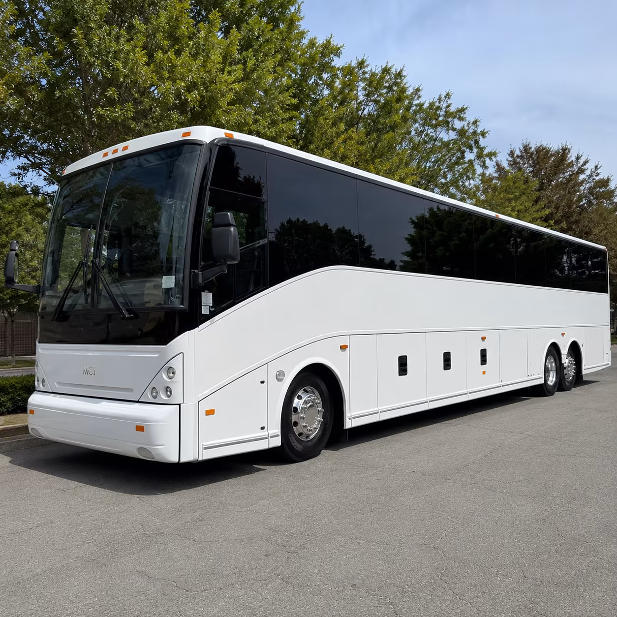 Irving Corporate Transportation party bus exterior