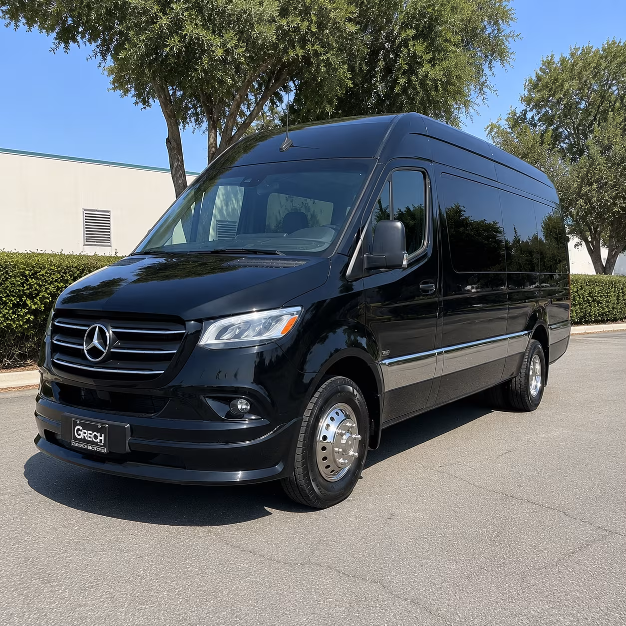 Irving Corporate Transportation party bus exterior