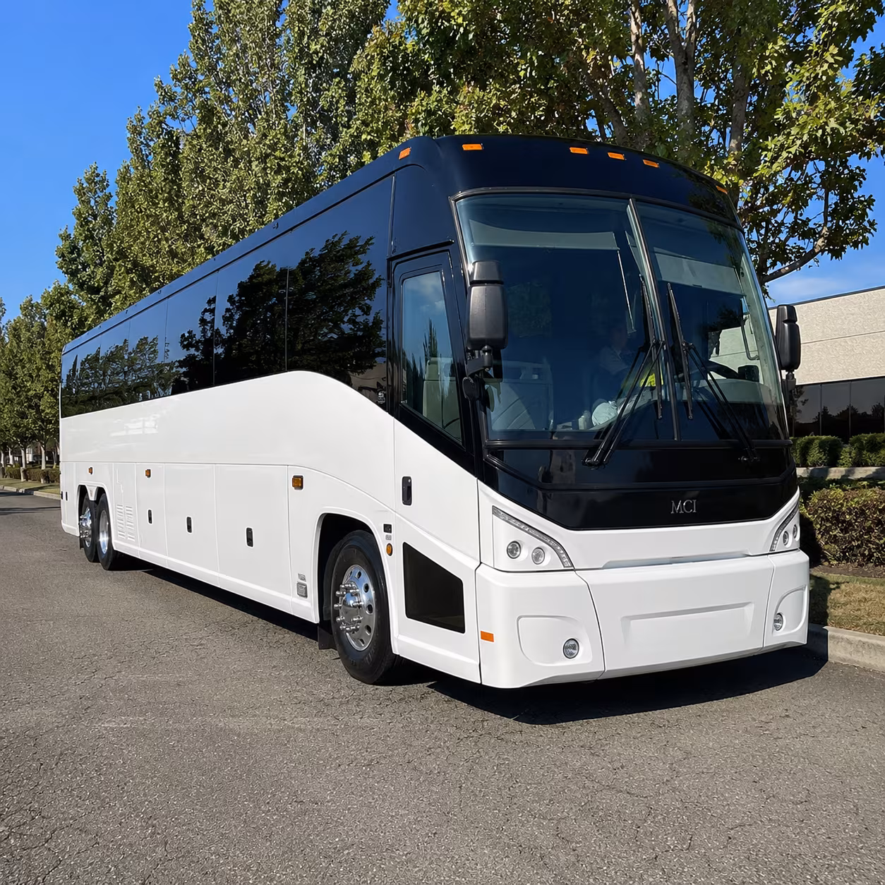 Irving Corporate Transportation party bus exterior