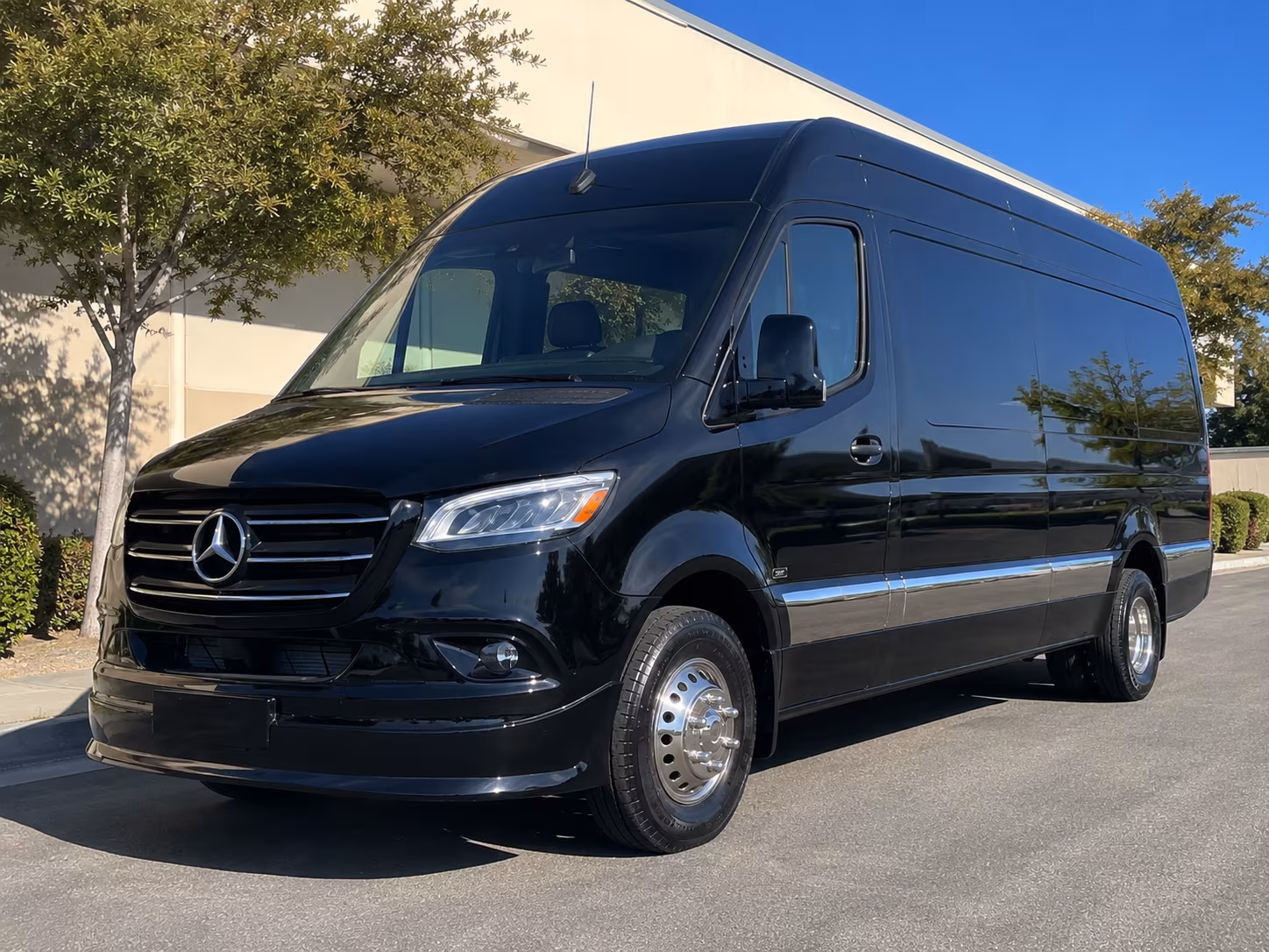 Irving Corporate Transportation party bus exterior