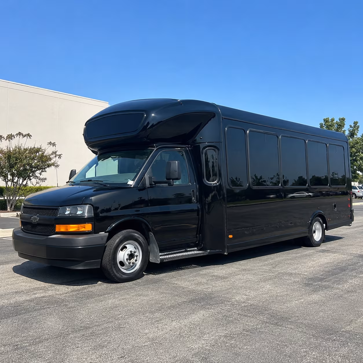 Irving Private Event Transportation party bus exterior