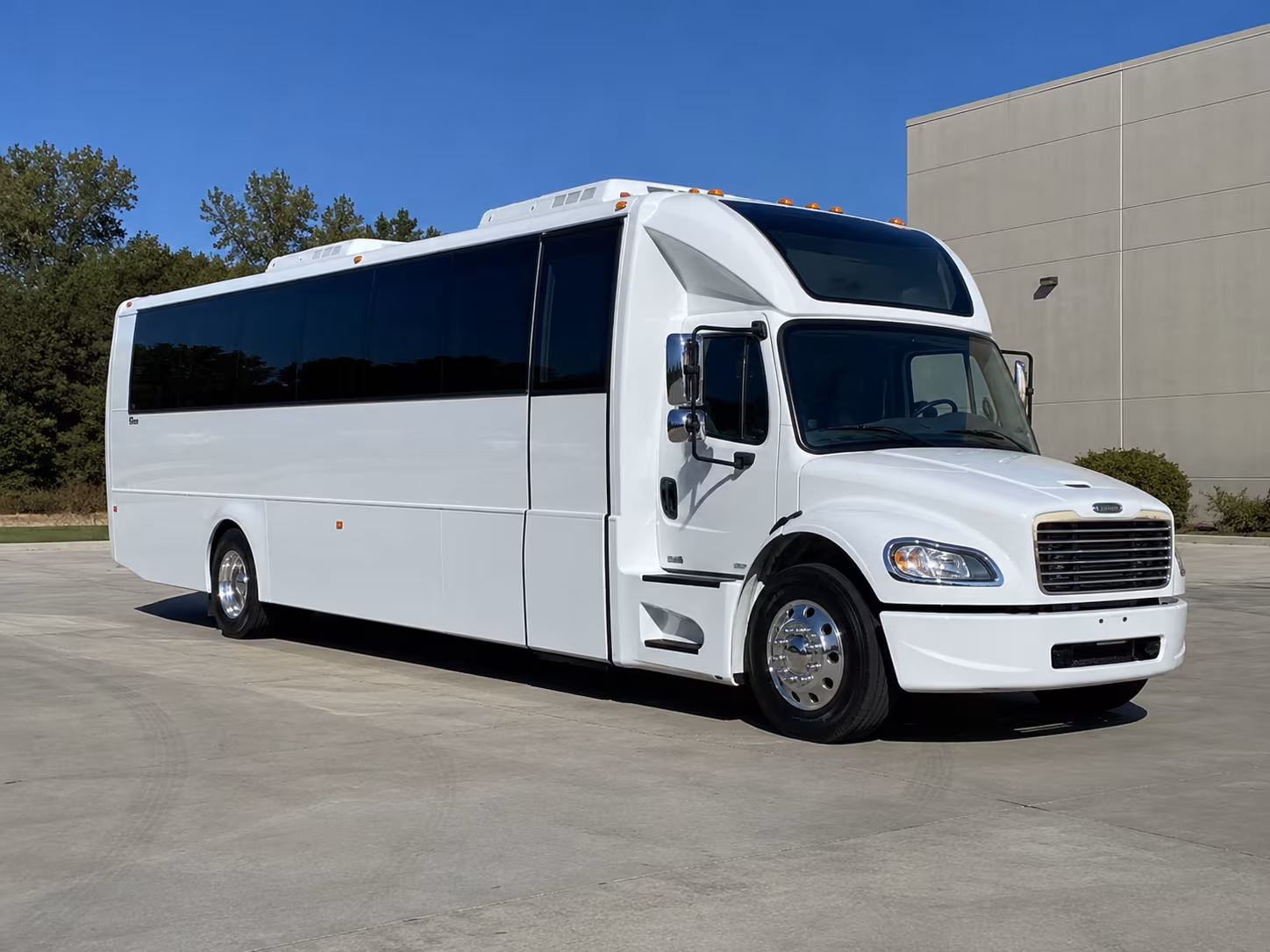 Irving Private Event Transportation party bus exterior