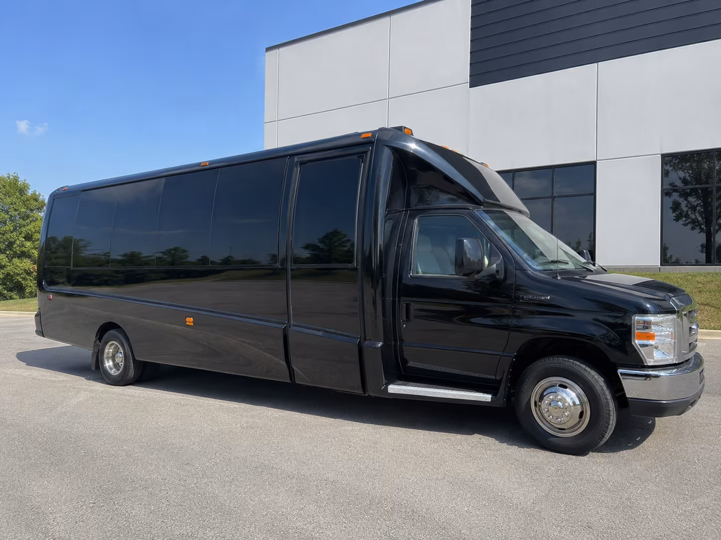 Irving Private Event Transportation party bus exterior