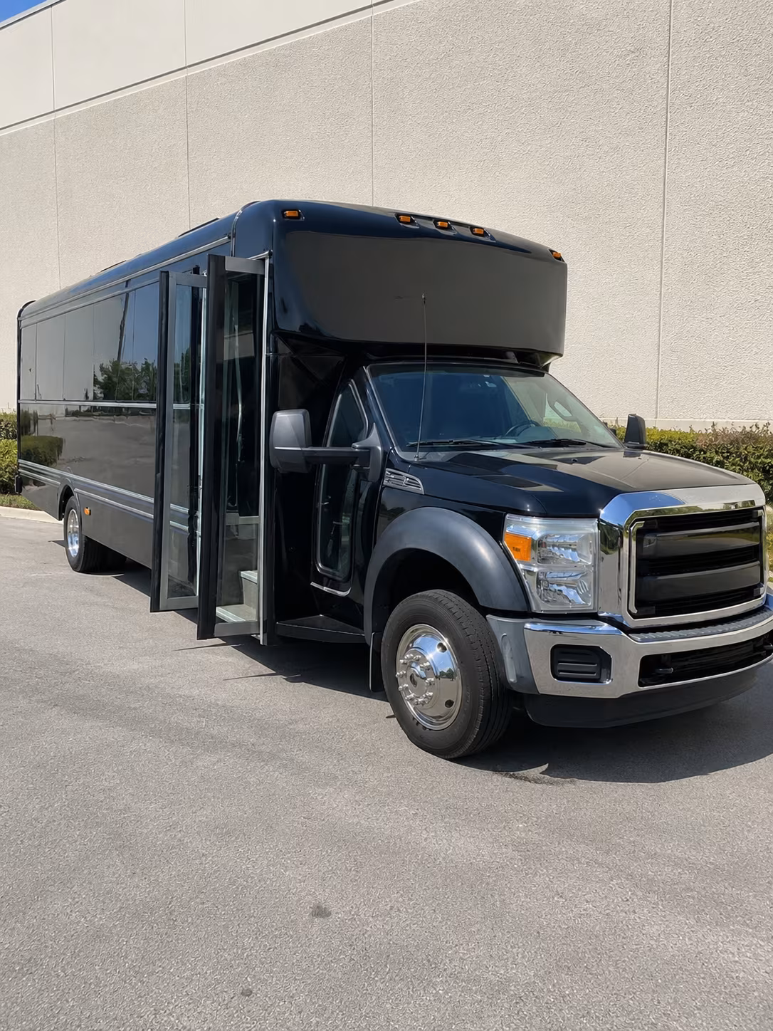 Irving Prom & Homecoming Transportation party bus exterior