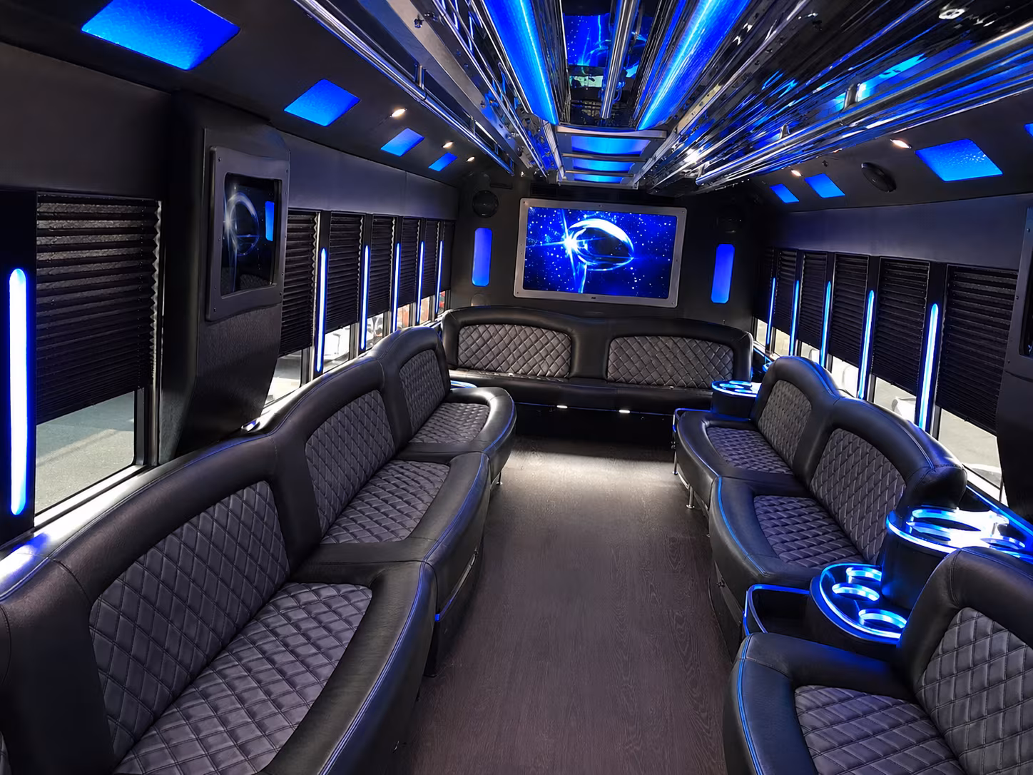 Irving Prom & Homecoming Transportation party bus exterior