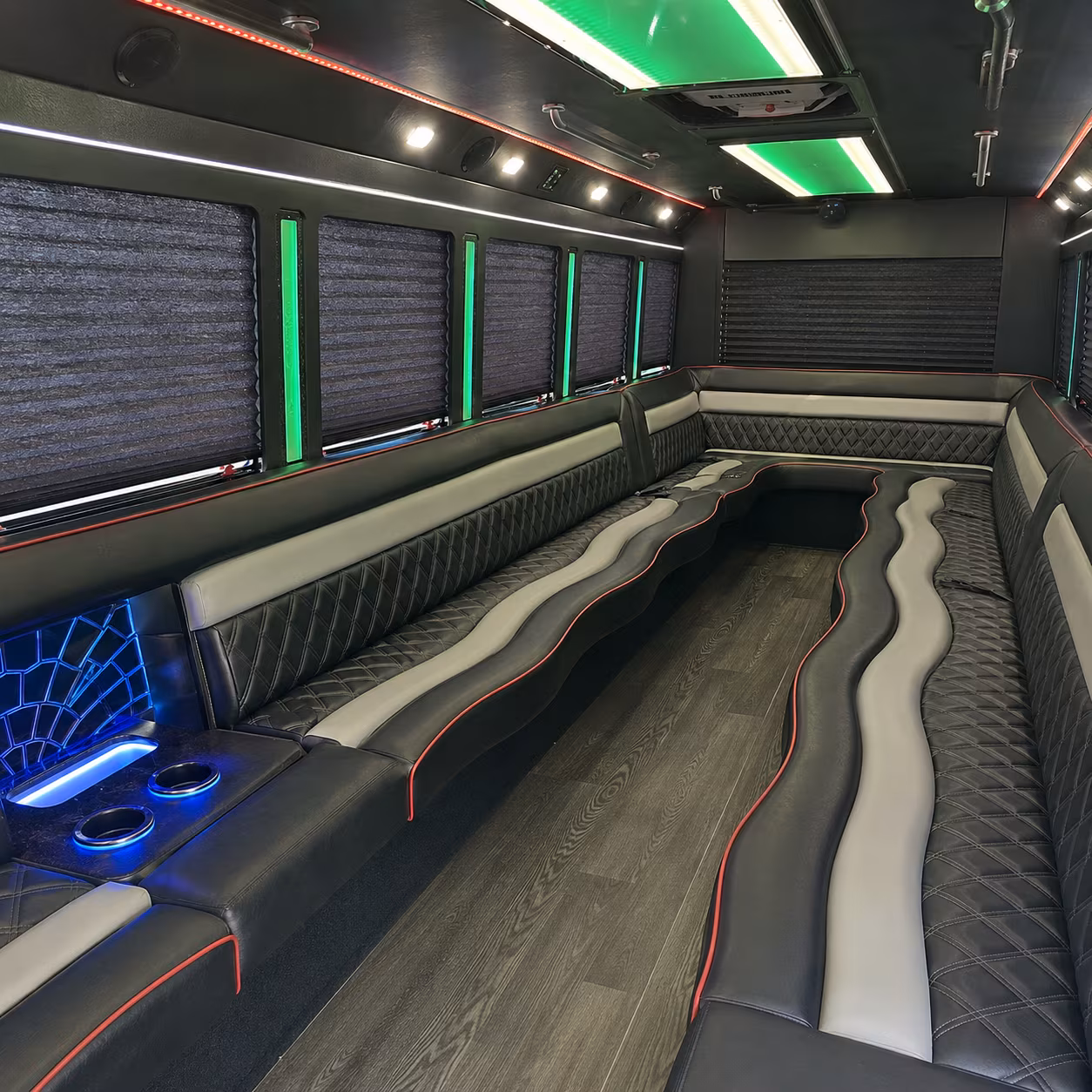 Irving Prom & Homecoming Transportation party bus exterior
