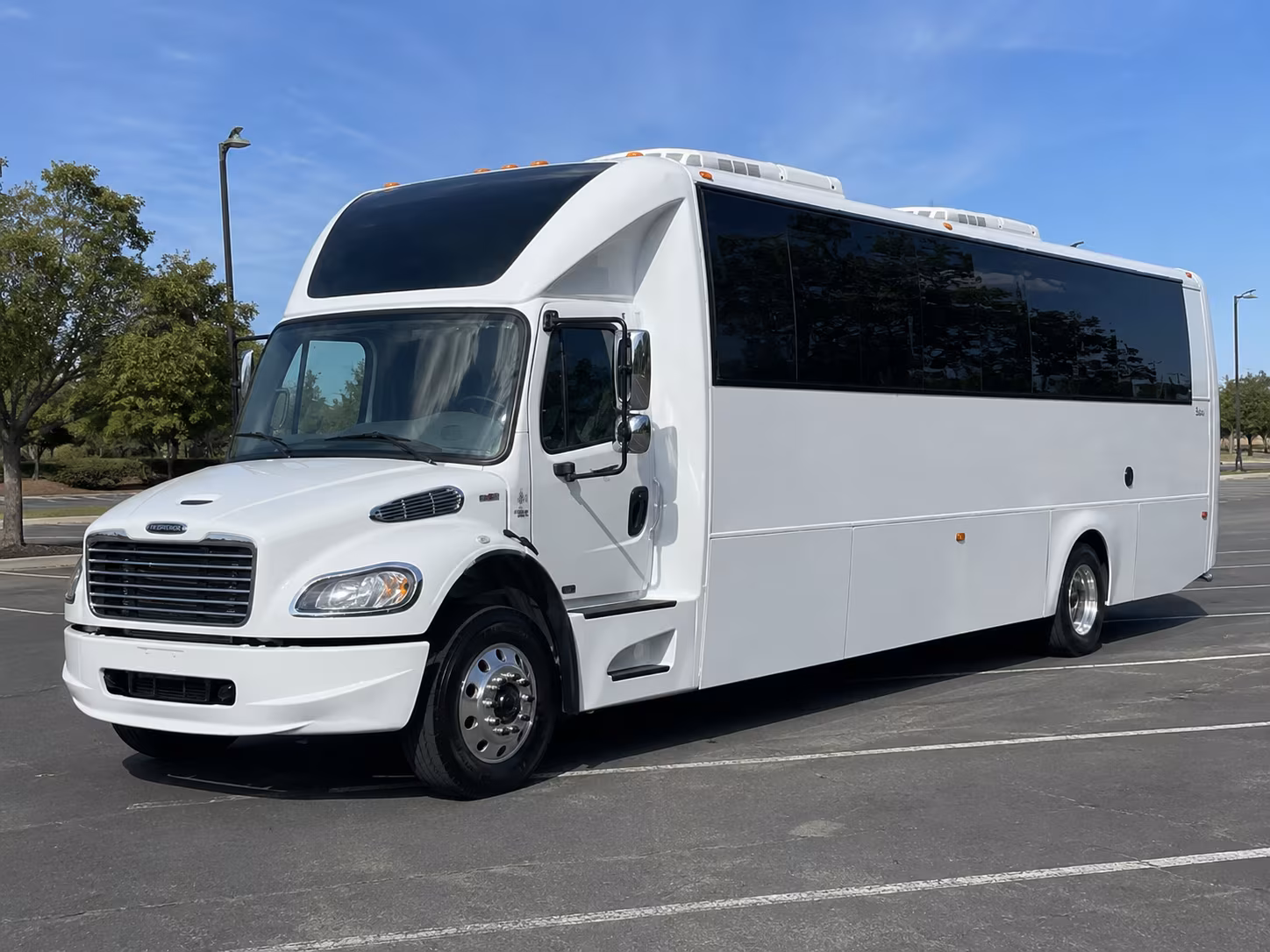 Irving Prom & Homecoming Transportation party bus exterior