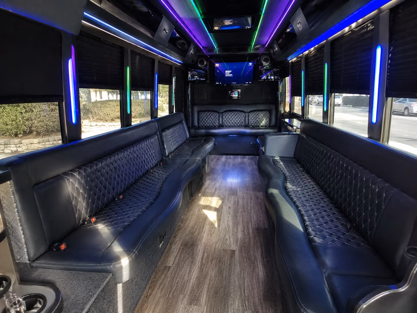 Irving Winery Tour & Pub Crawl Transportation party bus exterior