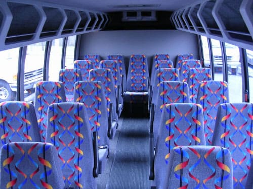 Dallas 15-35 Passenger Minibuses Interior