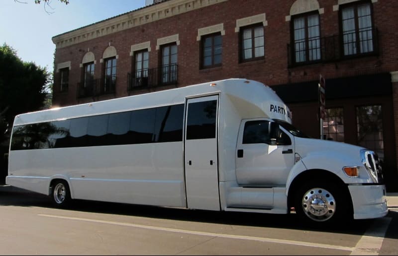 Waco 30 Passenger Party Bus White