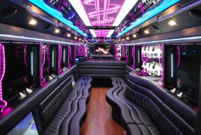 Richardson 50 Passenger Party Bus Interior